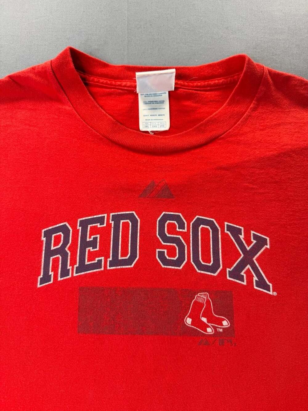 Vintage Y2K Majestic Boston Red Sox MLB Baseball Red T-Shirt Men's 2XL